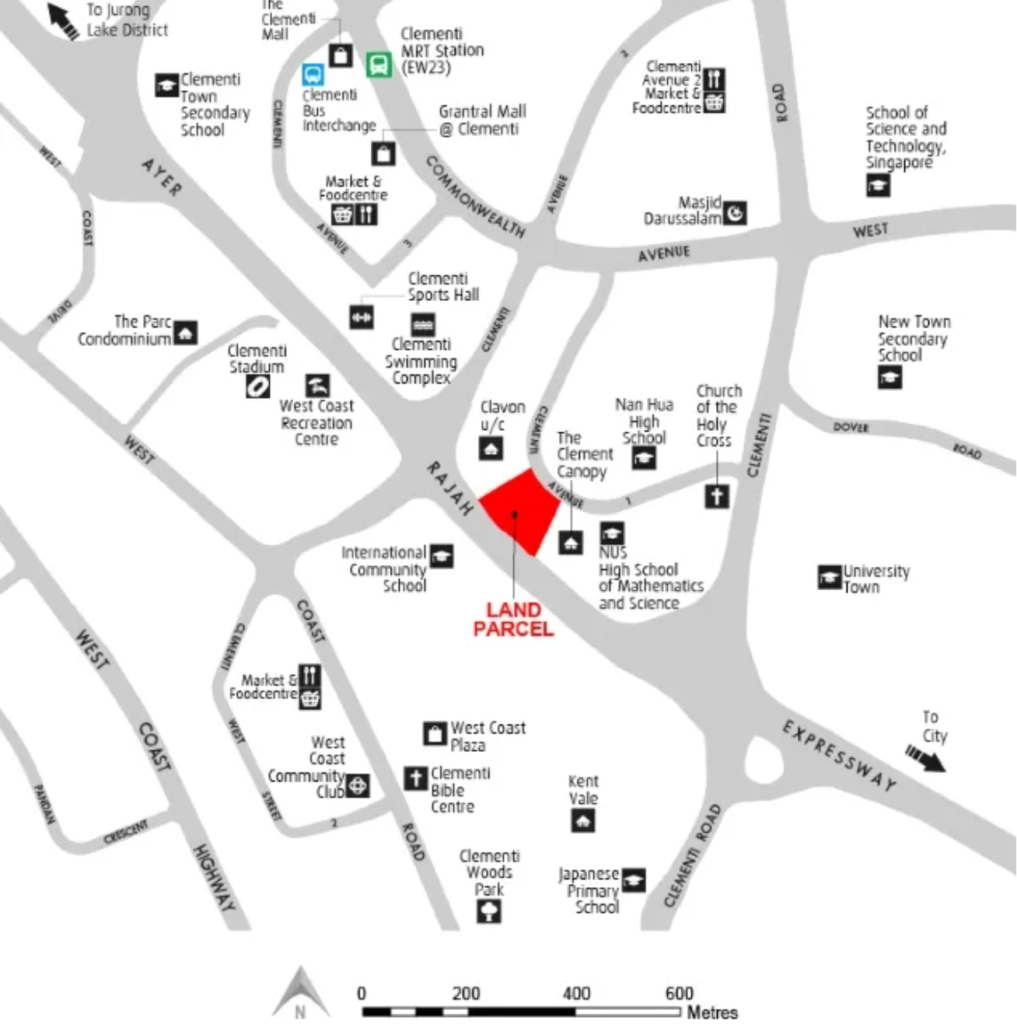 
clementi-ave-1-condo-gls-residence-location-map